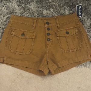 Brown American eagle jean shorts